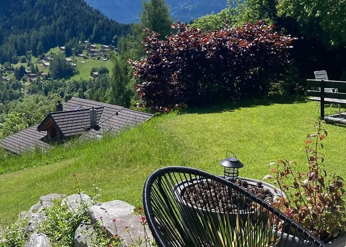 Alojamento de Acomodação e Pequeno-almoço Le Lezard Et La Grenouille Ovronnaz